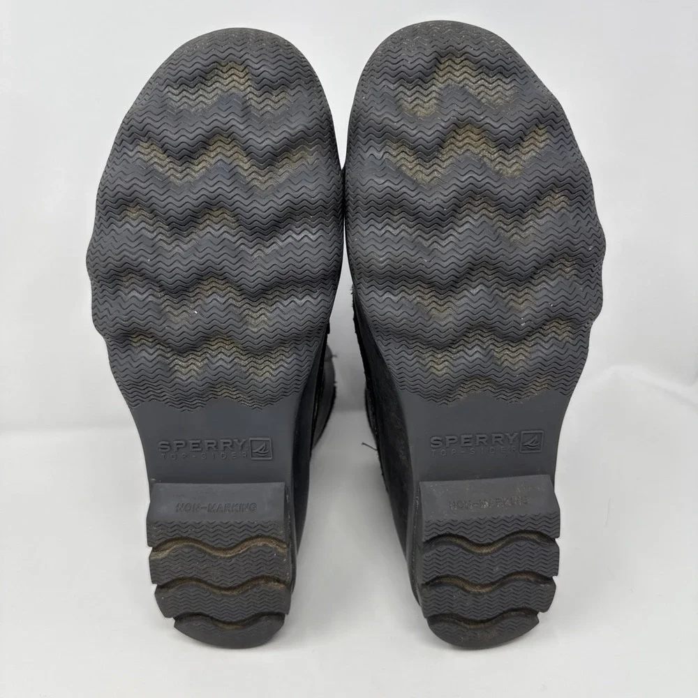Sperry Men's‎ Avenue Duck Waterproof Boots GREY/BLACK - Size 10 Rain Snow